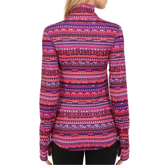 Nike Women's Dri-Fit Pro Warm 8 Bit 1/2 Zip Training Shirt Size Small - Picture 3 of 13